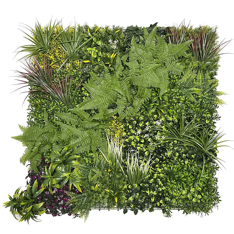 3D Green Artificial Plants Wall Panel Plastic Flower Wall Backdrop 3D Green Artificial Plants Wall Panel Plastic Flower Wall Backdrop