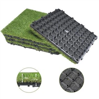 صديقة للبيئة الصينية مصنع توريد بلاط العشب الاصطناعي للمنزل المناظر الطبيعية