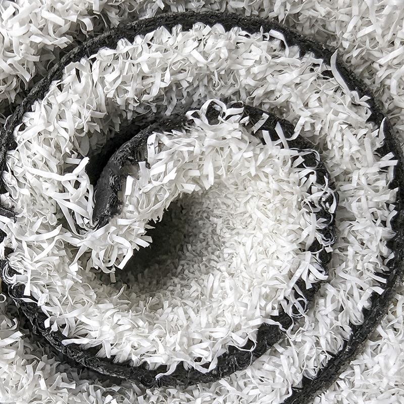 White golf course artificial turf